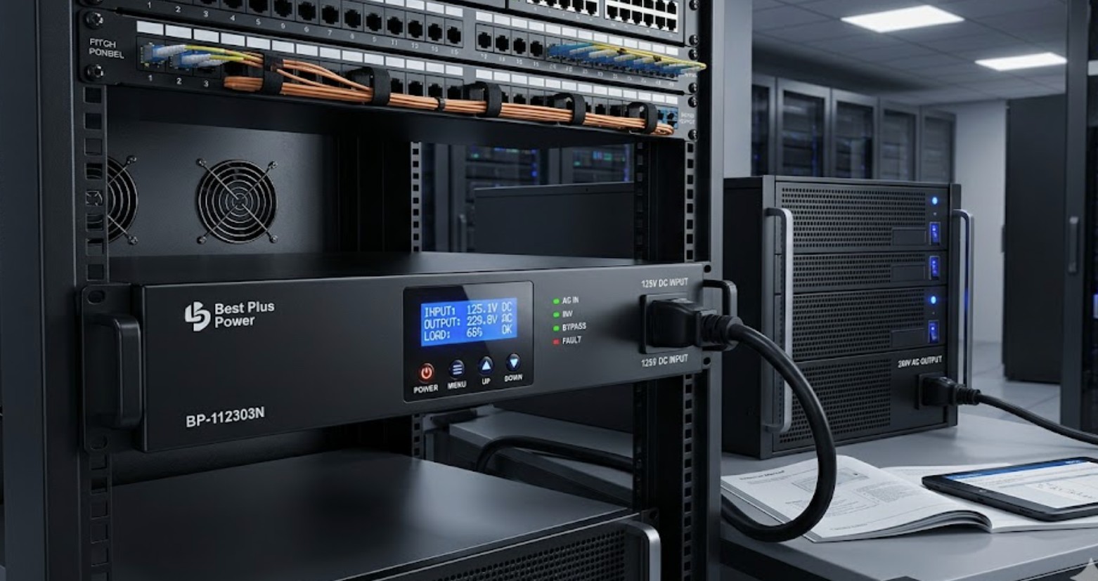 LCD Inverter 125V 3kVA BP-112303N for Industrial Power Systems Factory