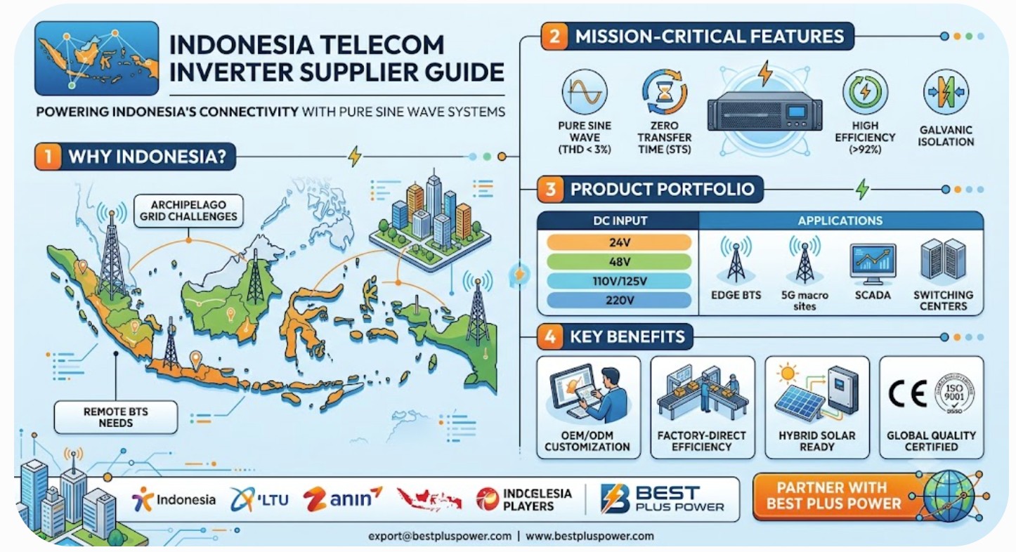 Indonesia Telecom Inverter Supplier China Inverter Factory